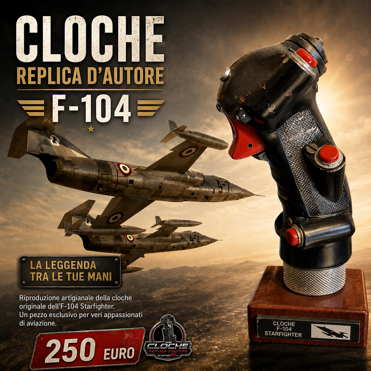 Cloche Replica d'Autore – F-104 Starfighter