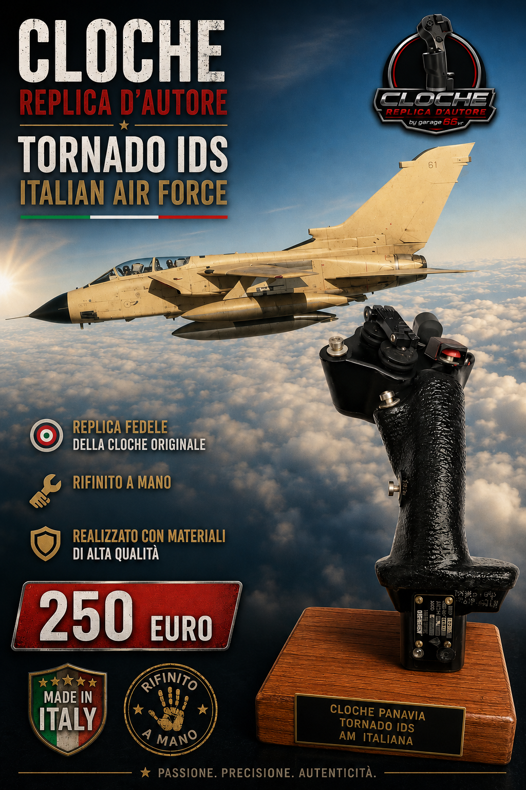 Cloche Replica d'Autore – Tornado IDS Italian Air Force