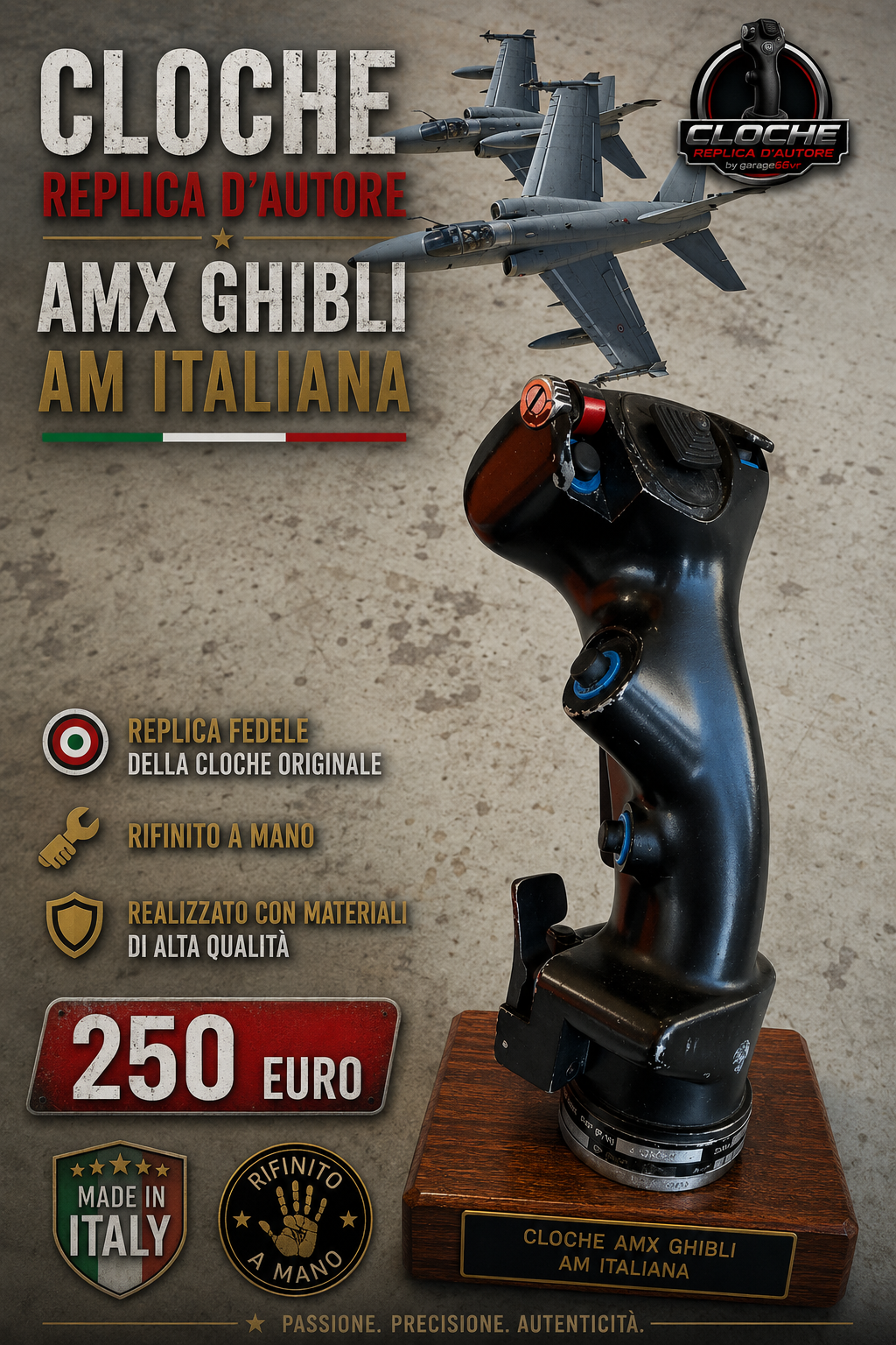 Cloche Replica d'Autore – AMX Ghibli AM Italiana
