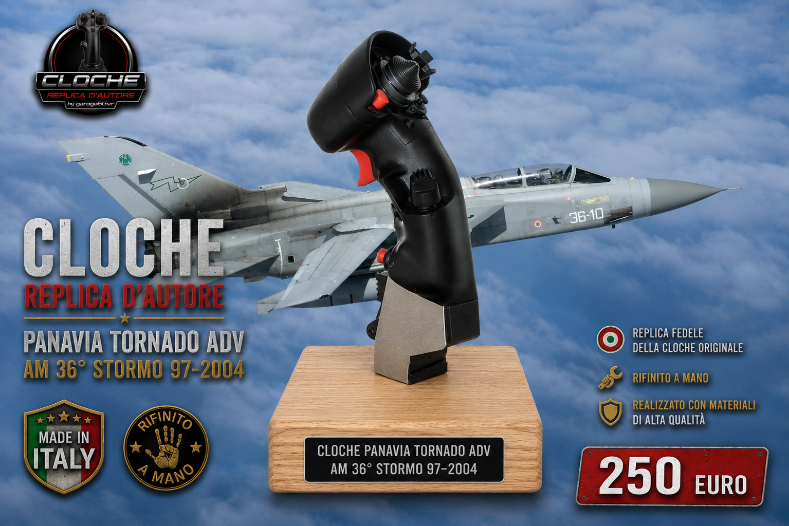 Cloche Replica d'Autore – Panavia Tornado ADV AM 36° Stormo 97-2004